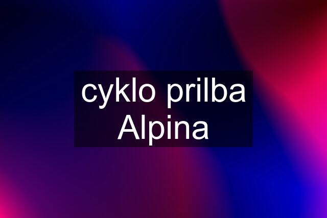 cyklo prilba Alpina