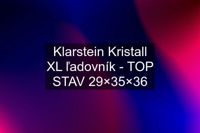 Klarstein Kristall XL ľadovník - TOP STAV 29×35×36