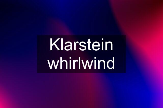 Klarstein whirlwind