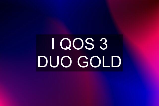 I QOS 3 DUO GOLD