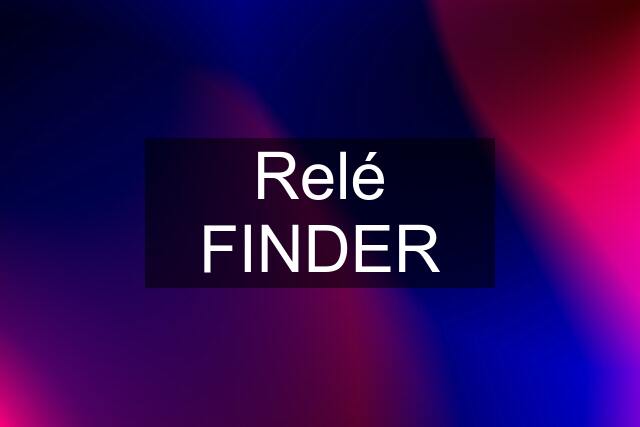 Relé FINDER