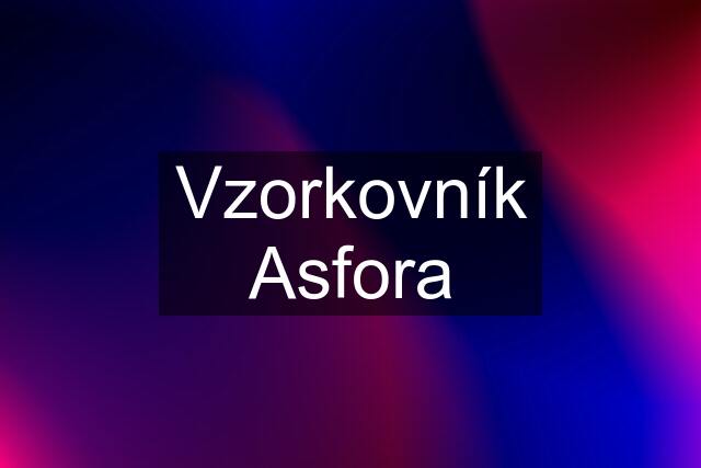 Vzorkovník Asfora