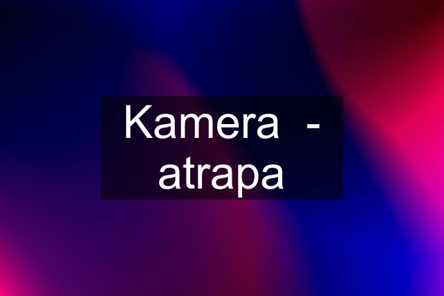 Kamera  - atrapa