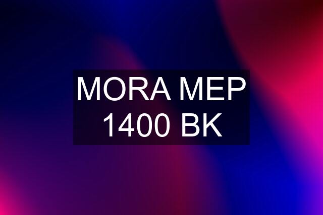 MORA MEP 1400 BK