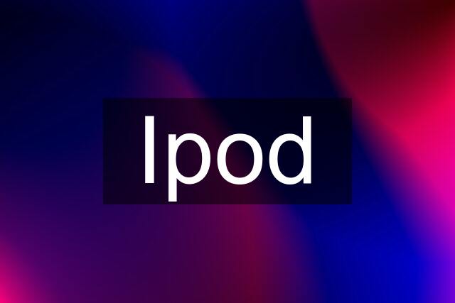 Ipod