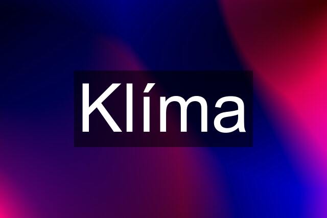 Klíma