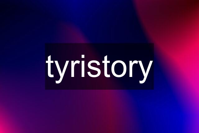 tyristory