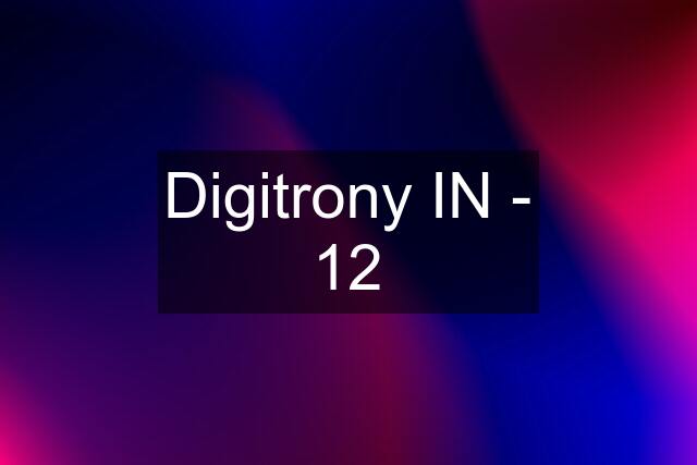 Digitrony IN - 12