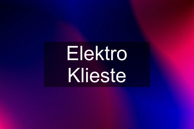 Elektro Klieste