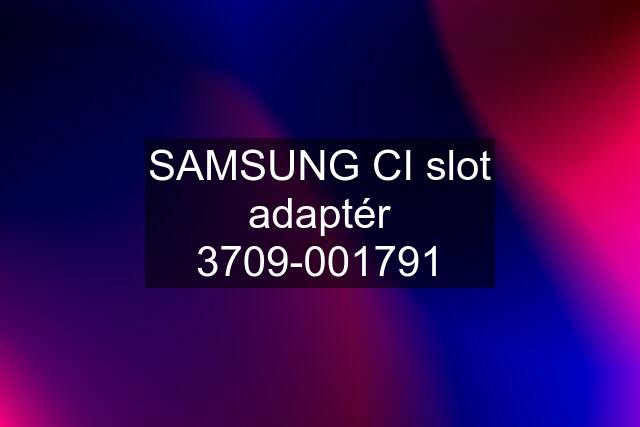 SAMSUNG CI slot adaptér 3709-001791