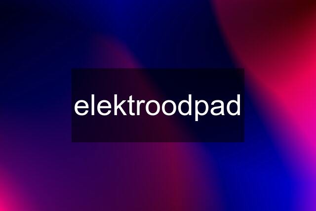 elektroodpad