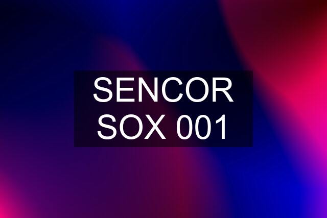 SENCOR SOX 001