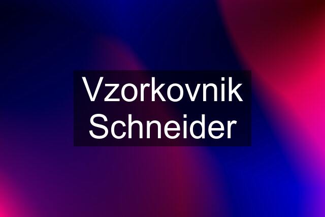 Vzorkovnik Schneider