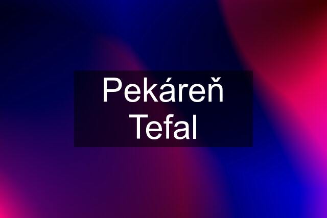 Pekáreň Tefal