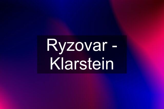 Ryzovar - Klarstein