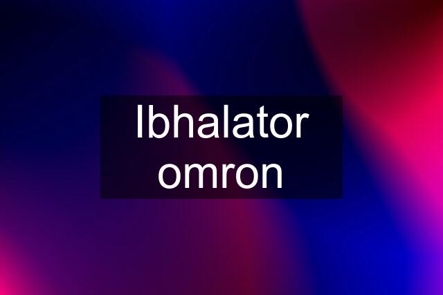 Ibhalator omron