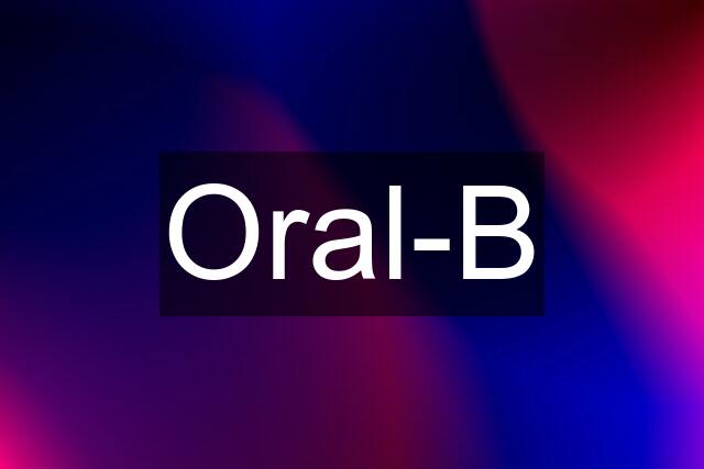 Oral-B