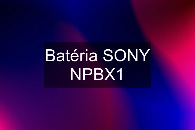 Batéria SONY NPBX1