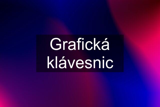 Grafická klávesnic