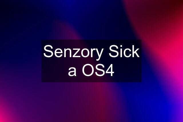 Senzory Sick a OS4