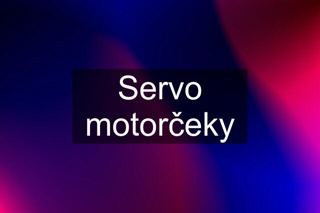 Servo motorčeky