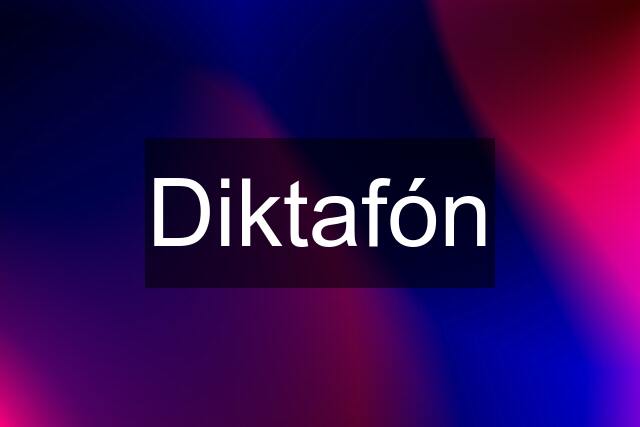 Diktafón