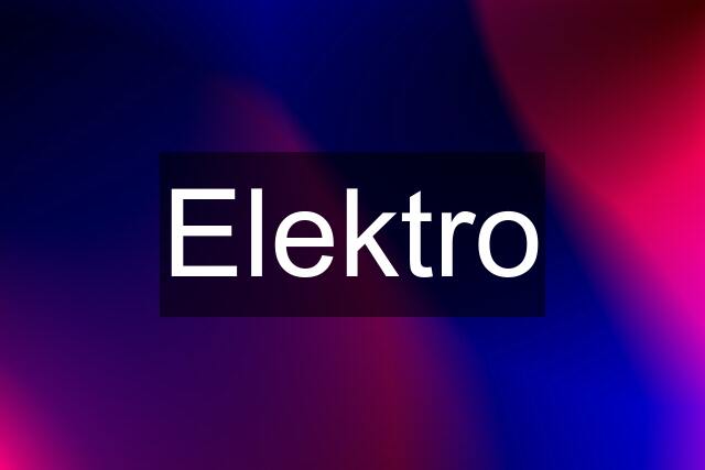 Elektro