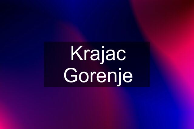 Krajac Gorenje