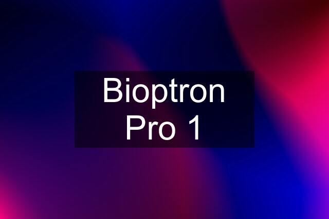 Bioptron Pro 1