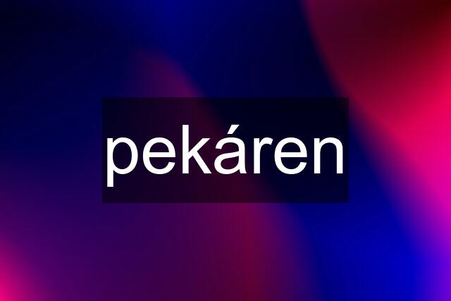 pekáren