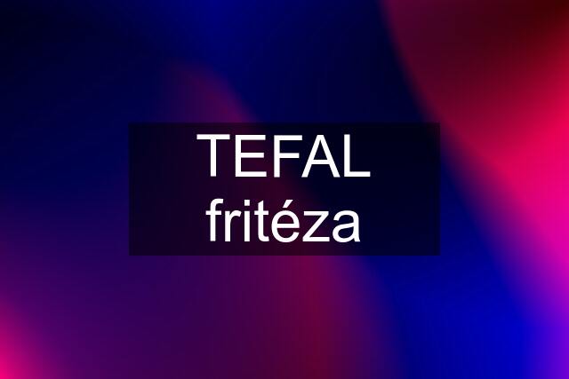 TEFAL fritéza