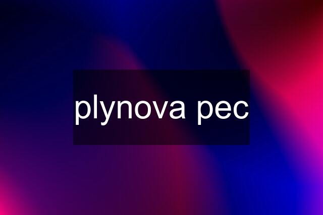 plynova pec