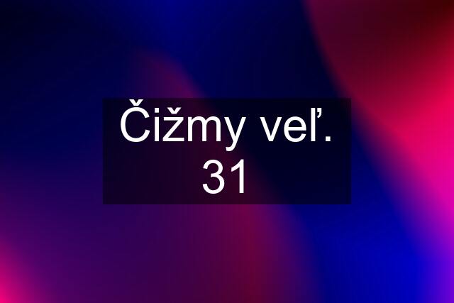 Čižmy veľ. 31