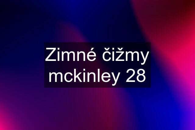 Zimné čižmy mckinley 28