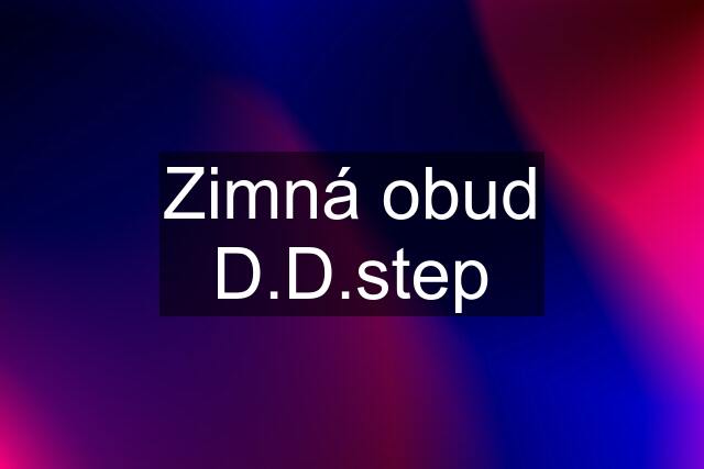 Zimná obud D.D.step