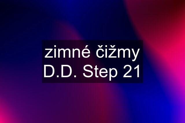 zimné čižmy D.D. Step 21