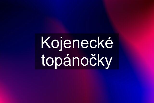 Kojenecké topánočky