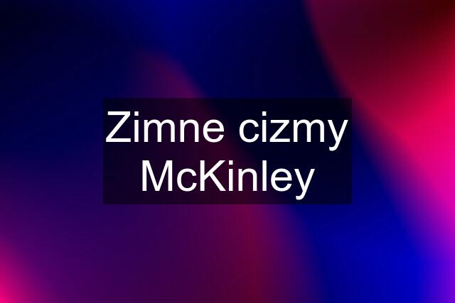 Zimne cizmy McKinley