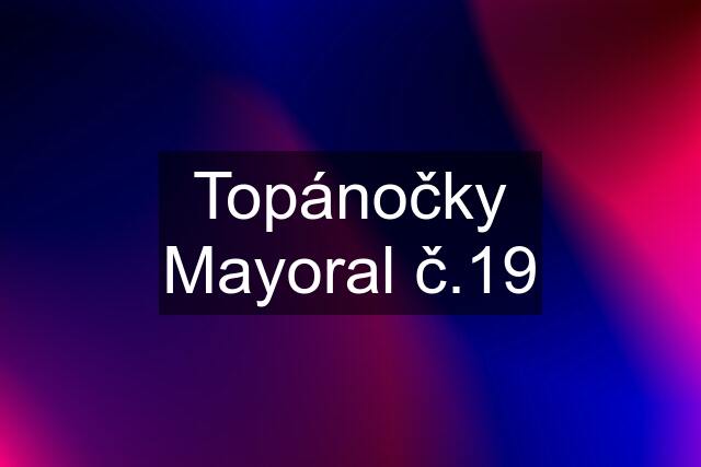 Topánočky Mayoral č.19