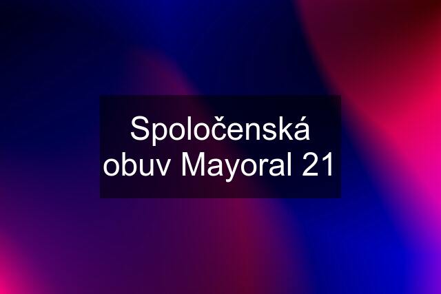 Spoločenská obuv Mayoral 21