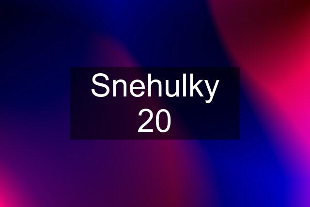 Snehulky 20