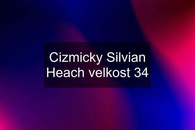 Cizmicky Silvian Heach velkost 34