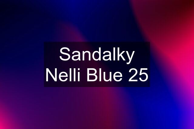 Sandalky Nelli Blue 25