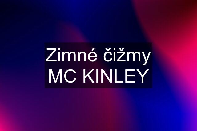 Zimné čižmy MC KINLEY