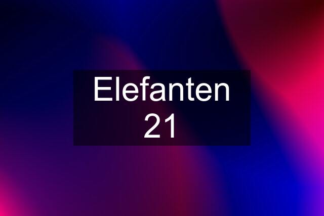 Elefanten 21