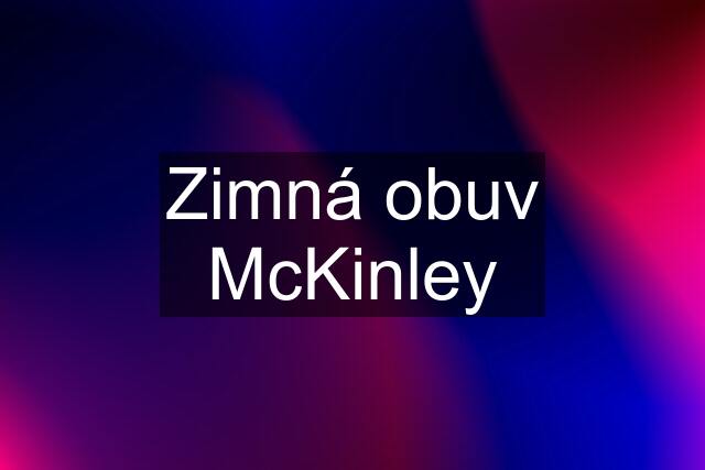 Zimná obuv McKinley