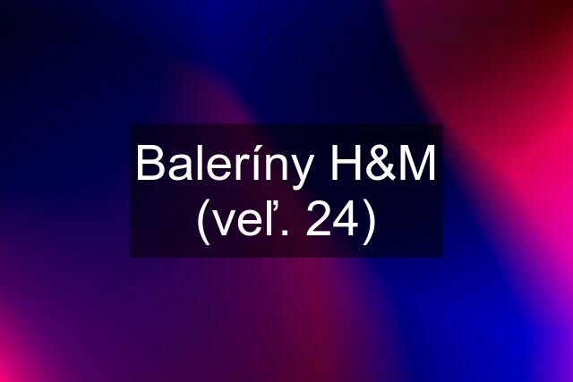 Baleríny H&M (veľ. 24)