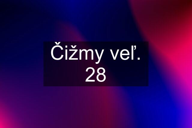 Čižmy veľ. 28