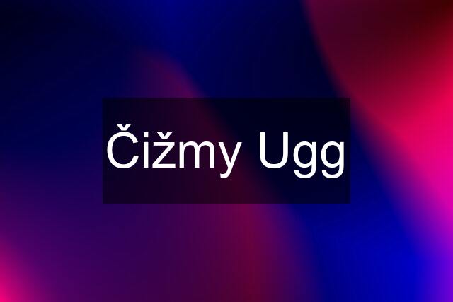 Čižmy Ugg