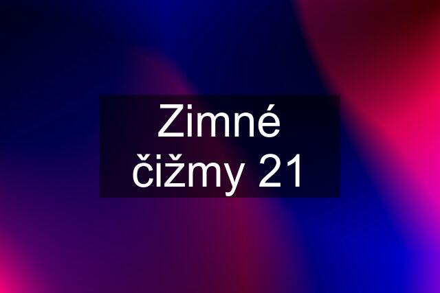 Zimné čižmy 21